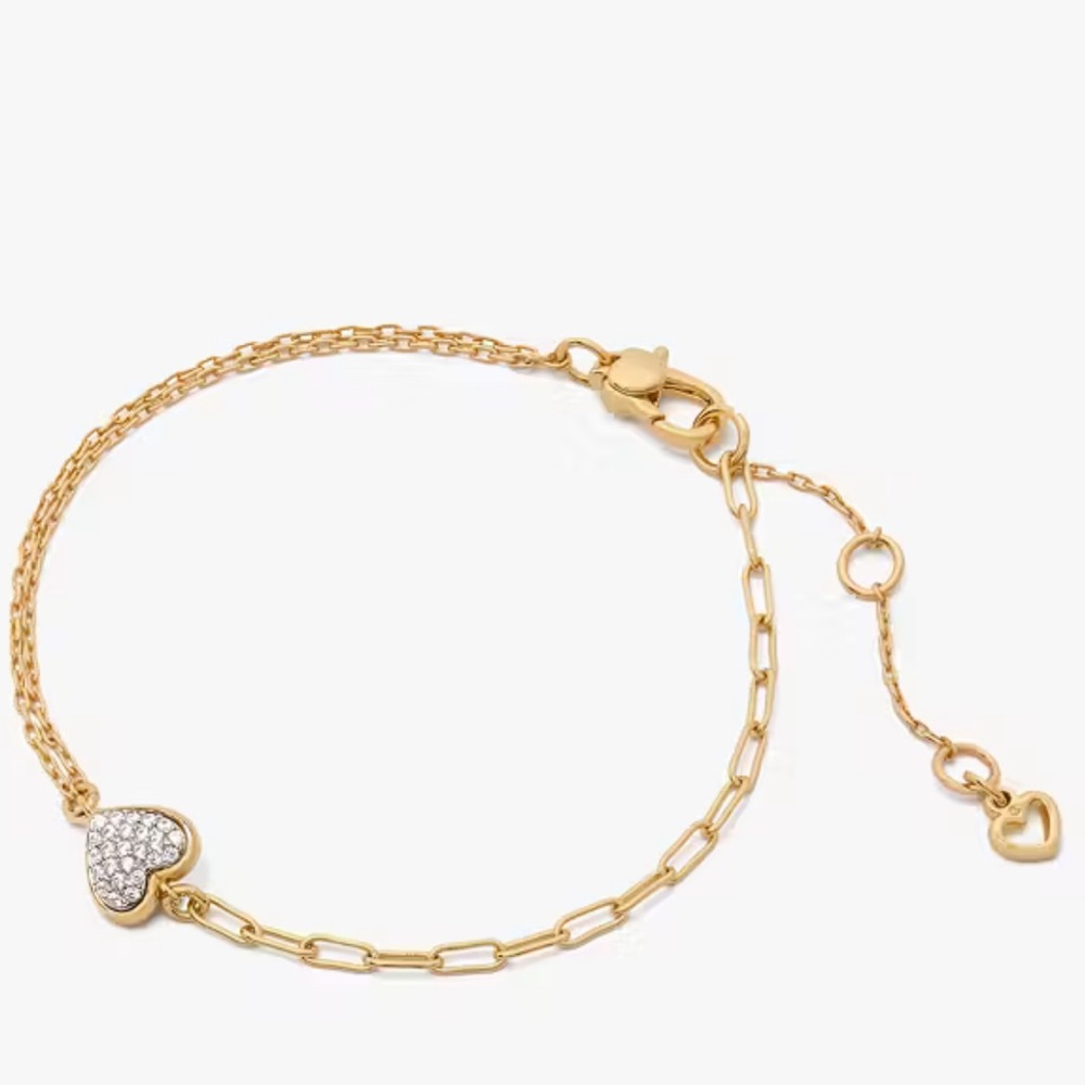 $78 Kate Spade With All My Heart Pave Bracelet.